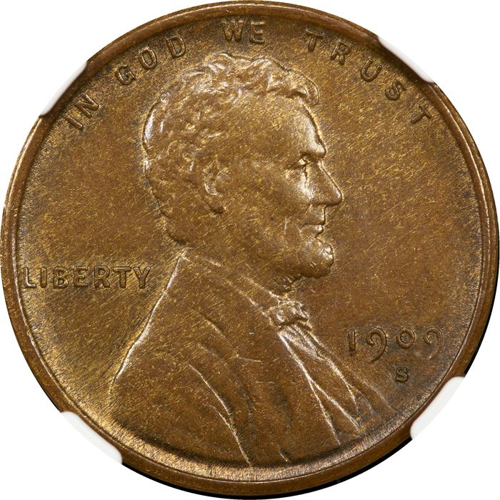 1909-S VDB Lincoln Cent (1c) Obverse Image