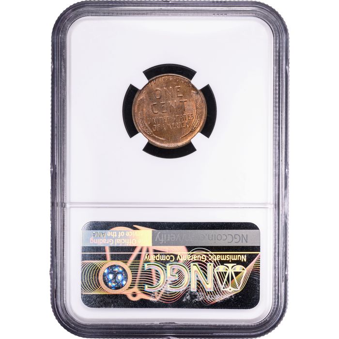 1909-S VDB Lincoln Cent (1c) Reverse Slab Image