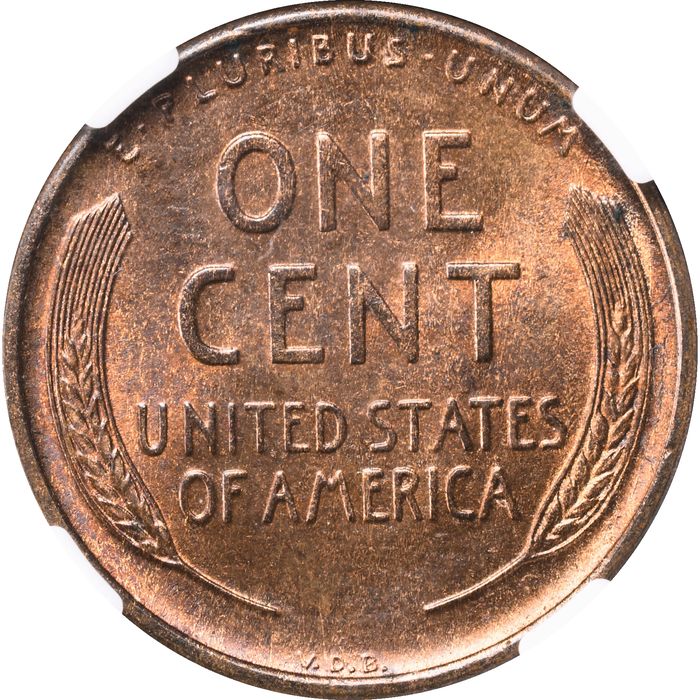 1909-S VDB Lincoln Cent (1c) Reverse Image