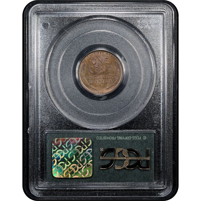 1909-S VDB Lincoln Cent (1c) OGH Reverse Slab Image