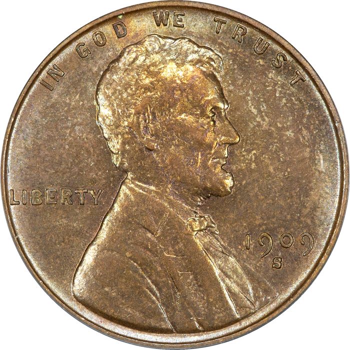 1909-S VDB Lincoln Cent (1c) Obverse Image