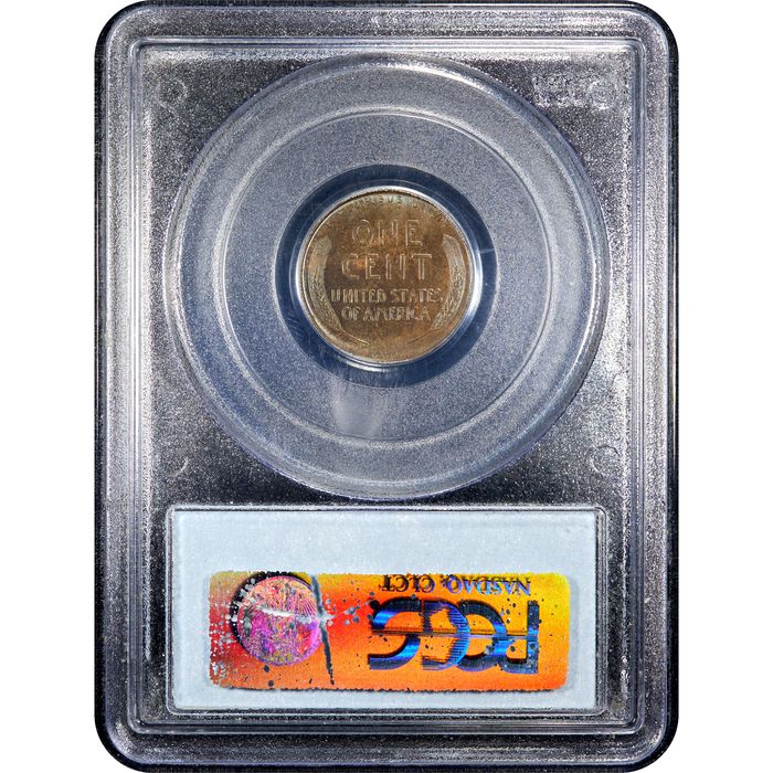 1909-S VDB Lincoln Cent (1c) Reverse Slab Image