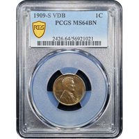 1909-S VDB Lincoln Cent (1c) Obverse Image