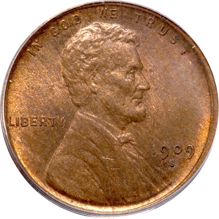 1909-S VDB Lincoln Cent (1c) Obverse Image