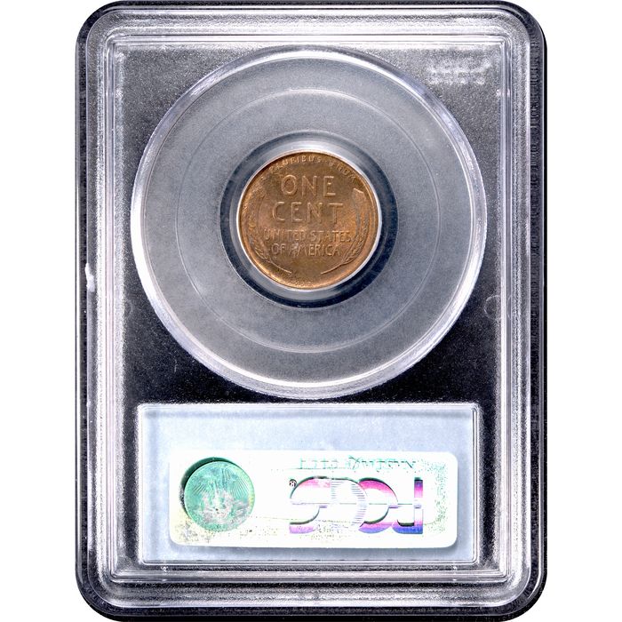 1909-S VDB Lincoln Cent (1c) Reverse Slab Image