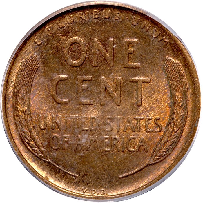 1909-S VDB Lincoln Cent (1c) Reverse Image