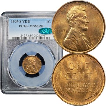 1909-S VDB Lincoln Cent (1c) Composite Image