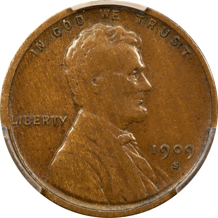 1909-S VDB Lincoln Cent (1c) Photo 3