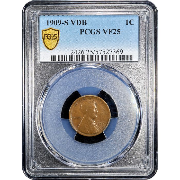 1909-S VDB Lincoln Cent (1c) Obverse Image