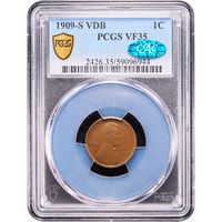 1909-S VDB Lincoln Cent (1c) Obverse Image