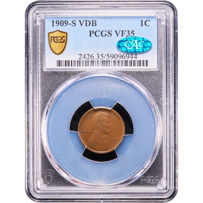 1909-S VDB Lincoln Cent (1c) Obverse Image