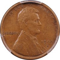 1909-S VDB Lincoln Cent (1c) Obverse Image