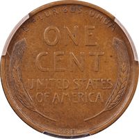 1909-S VDB Lincoln Cent (1c) Reverse Image