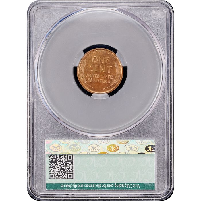 1910 Lincoln Cent (1c) Matte Proof Reverse Slab Image