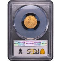 1911-D Indian Gold Quarter Eagle ($2.50) Strong D Reverse Slab Image