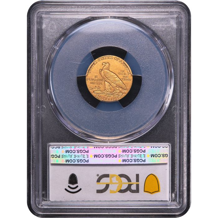 1911-D Indian Gold Quarter Eagle ($2.50) Strong D Reverse Slab Image