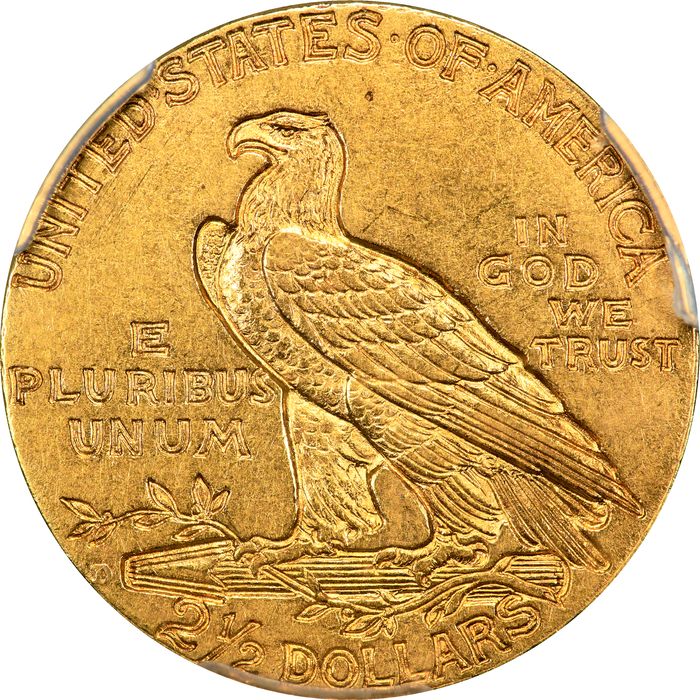 1911-D Strong D Indian Gold Quarter Eagle ($2.50) Photo 4