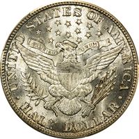 1912 Barber Half Dollar (50c) Reverse Image