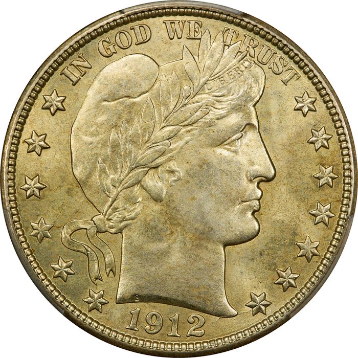 1912-S Barber Half Dollar (50c) Obverse Image