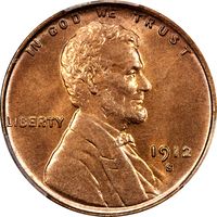 1912-S Lincoln Cent (1c) Photo 3