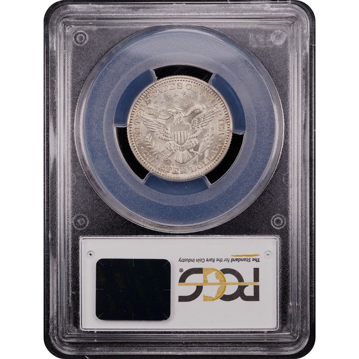 1913 Barber Quarter (25c) Reverse Slab Image