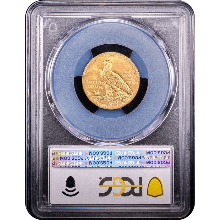 1913 Indian Gold Half Eagle ($5) Reverse Slab Image