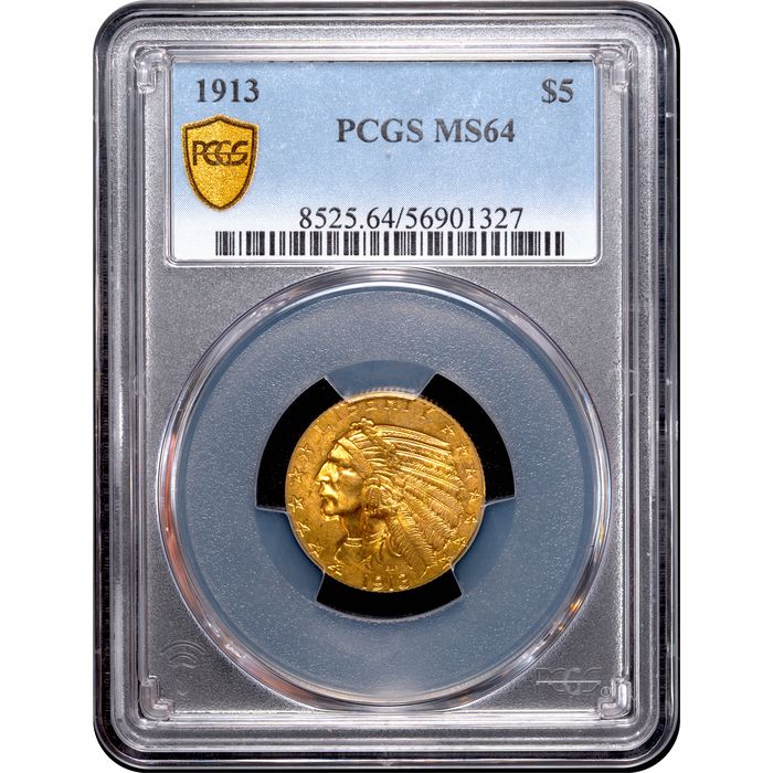 1913 Indian Gold Half Eagle ($5) Obverse Image
