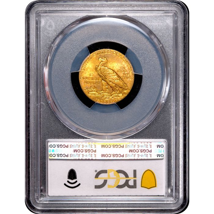 1913 Indian Gold Half Eagle ($5) Reverse Image