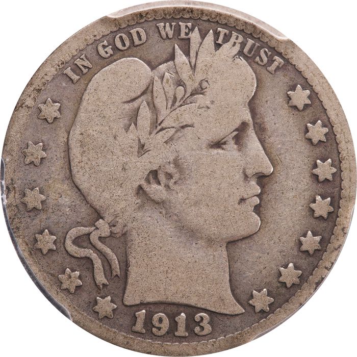 1913-S Barber Quarter (25c) Obverse Image