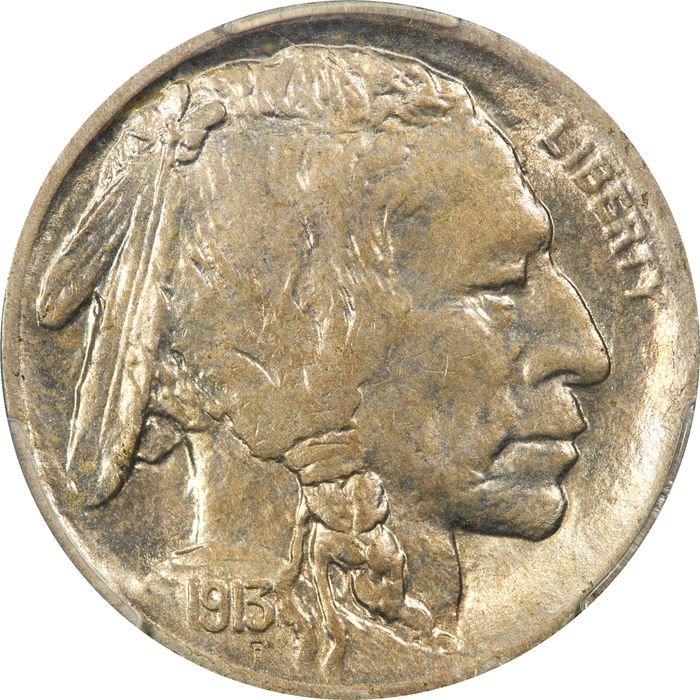 1913-S Type 2 Buffalo Nickel (5c) Obverse Image
