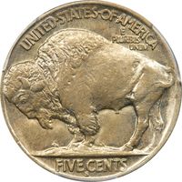 1913-S Type 2 Buffalo Nickel (5c) Reverse Image