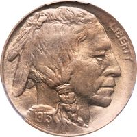 1913 Type 1 Buffalo Nickel (5c) Photo 3