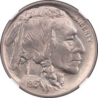 1913 Type 1 Buffalo Nickel (5c) Photo 3