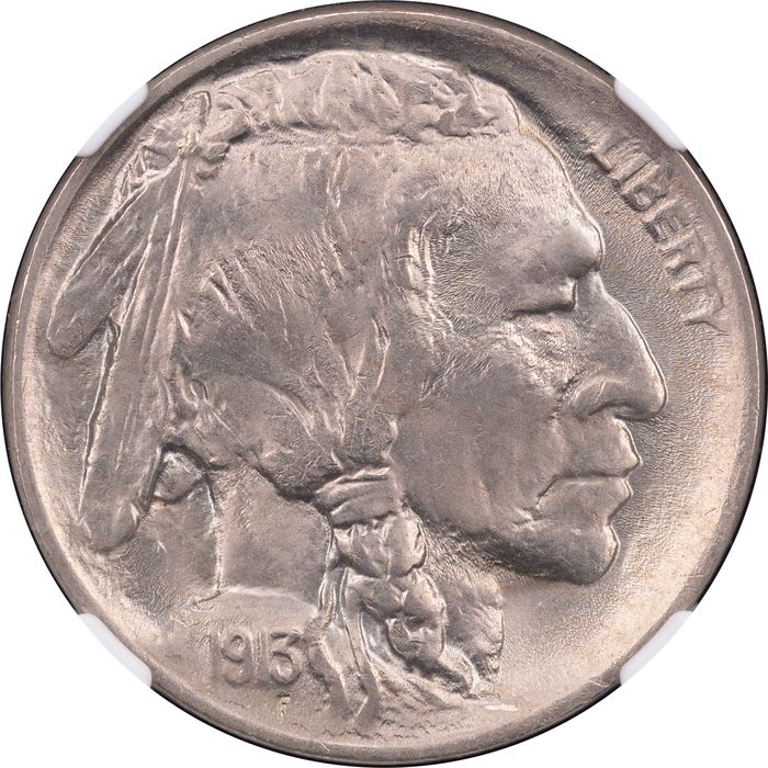1913 Type 1 Buffalo Nickel (5c) Photo 3