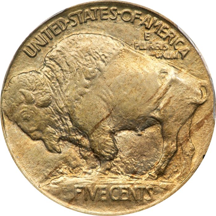 1913 Type 1 Buffalo Nickel (5c) Photo 4