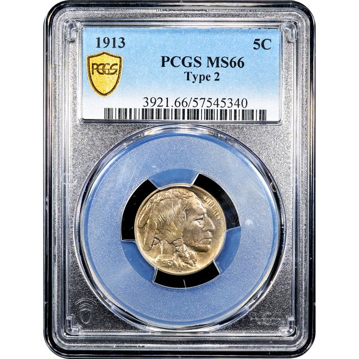 1913 Type 2 Buffalo Nickel (5c) Obverse Image
