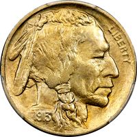 1913 Type 2 Buffalo Nickel (5c) Obverse Image