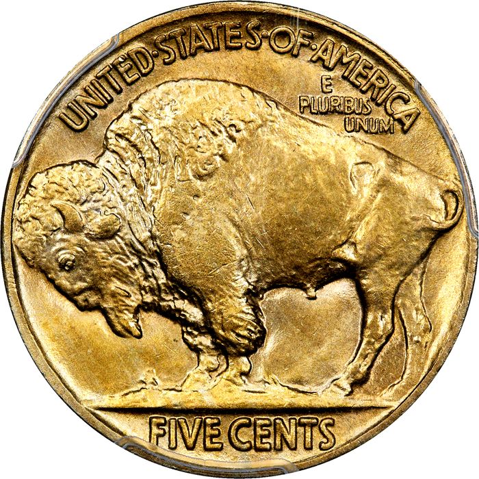 1913 Type 2 Buffalo Nickel (5c) Reverse Image