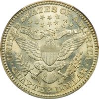 1914 Barber Quarter (25c) Reverse Image
