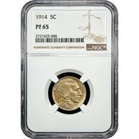 1914 Buffalo Nickel (5c) Obverse Image