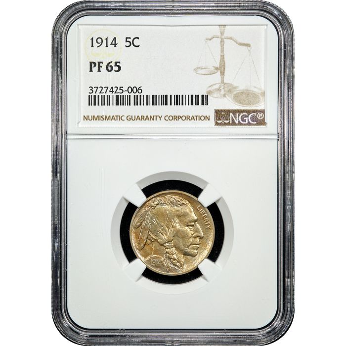 1914 Buffalo Nickel (5c) Obverse Image