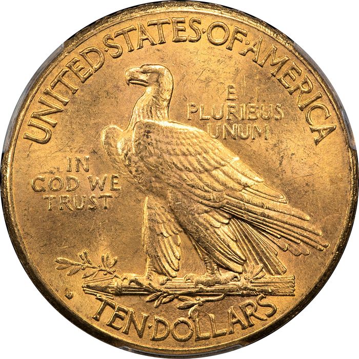1914-D Indian Gold Eagle ($10) Reverse Image