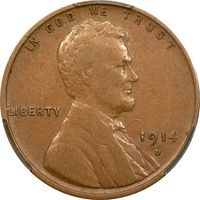 1914-D Lincoln Cent (1c) Obverse Image