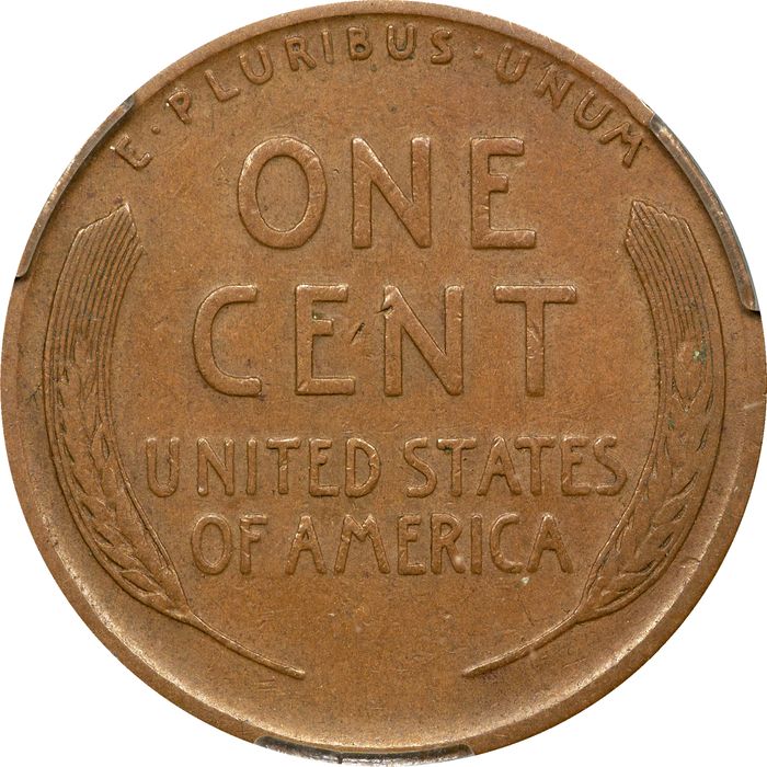 1914-D Lincoln Cent (1c) Reverse Image
