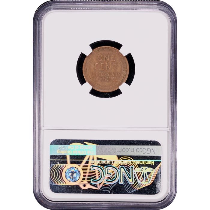 1914-D Lincoln Cent (1c) Reverse Slab Image