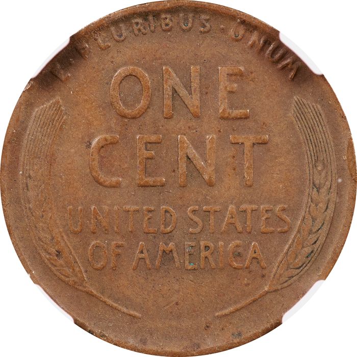 1914-D Lincoln Cent (1c) Reverse Image