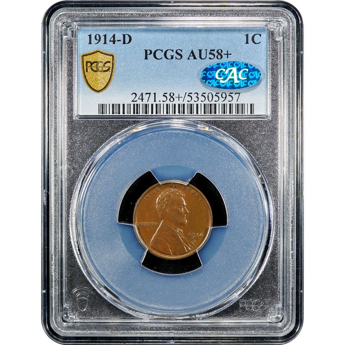 1914-D Lincoln Cent (1c) Obverse Image