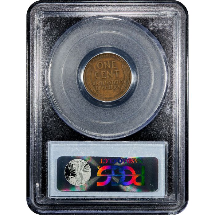 1914-D Lincoln Cent (1c) Reverse Slab Image