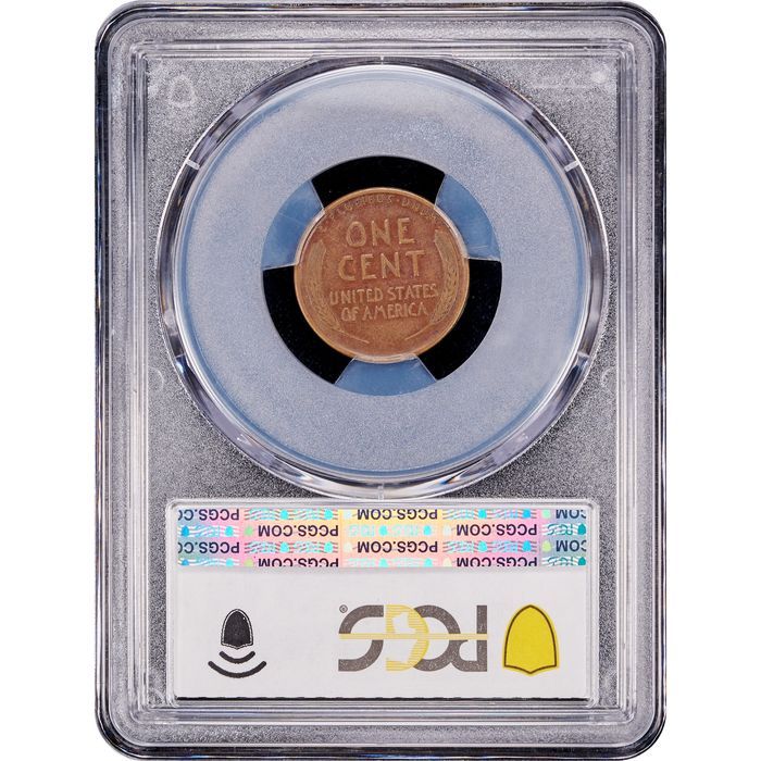 1914-D Lincoln Cent (1c) Reverse Slab Image