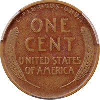 1914-D Lincoln Cent (1c) Reverse Image